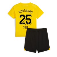 Borussia Dortmund Niklas Sule #25 Replica Home Minikit 2023-24 Short Sleeve (+ pants)